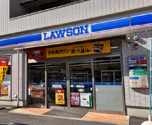ローソン東小松川四丁目店外観
