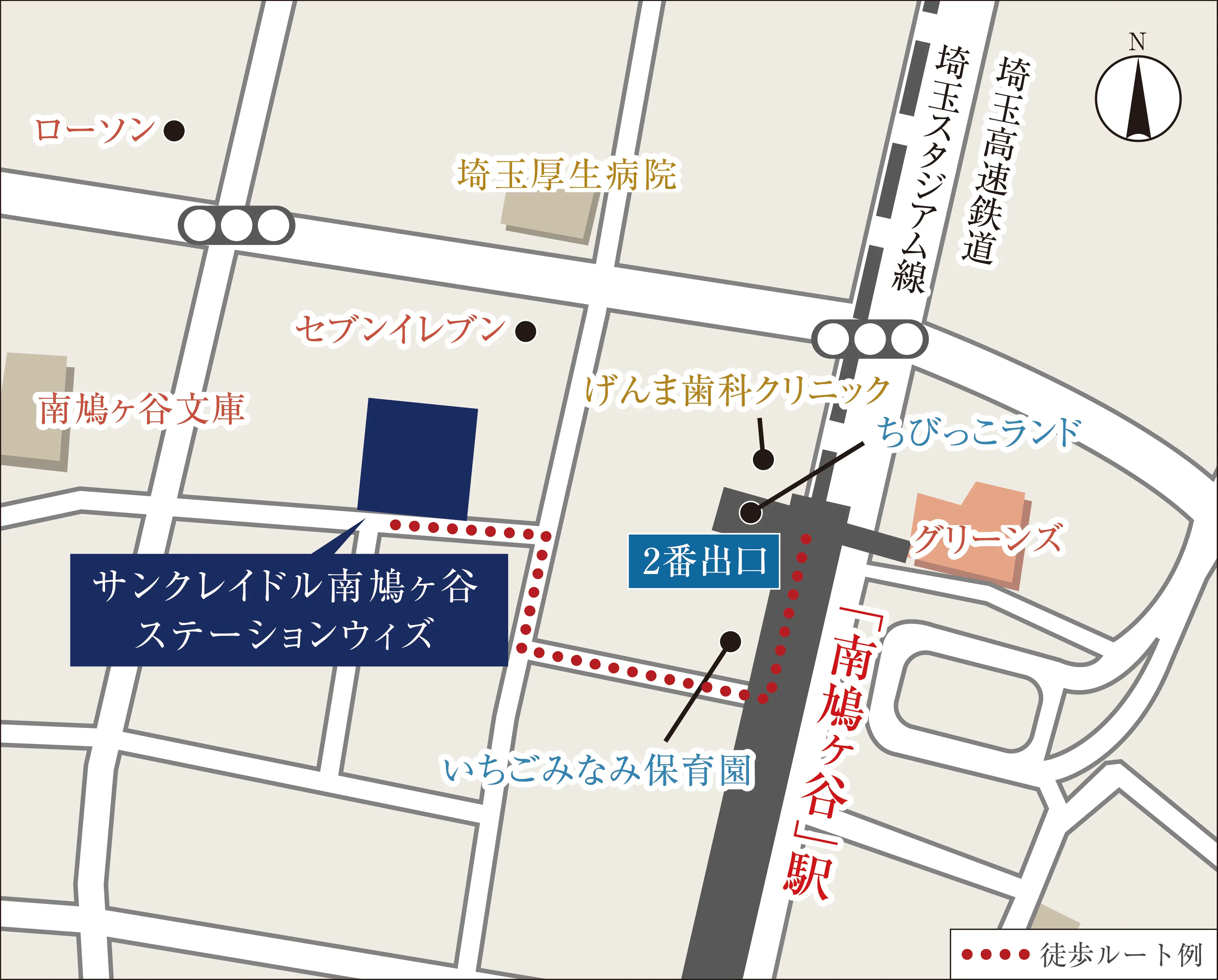 現地案内図